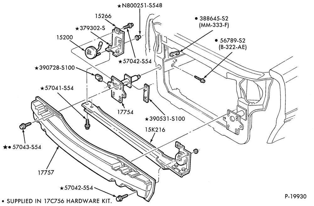 Схема LAMPS-Fog lamps and related parts