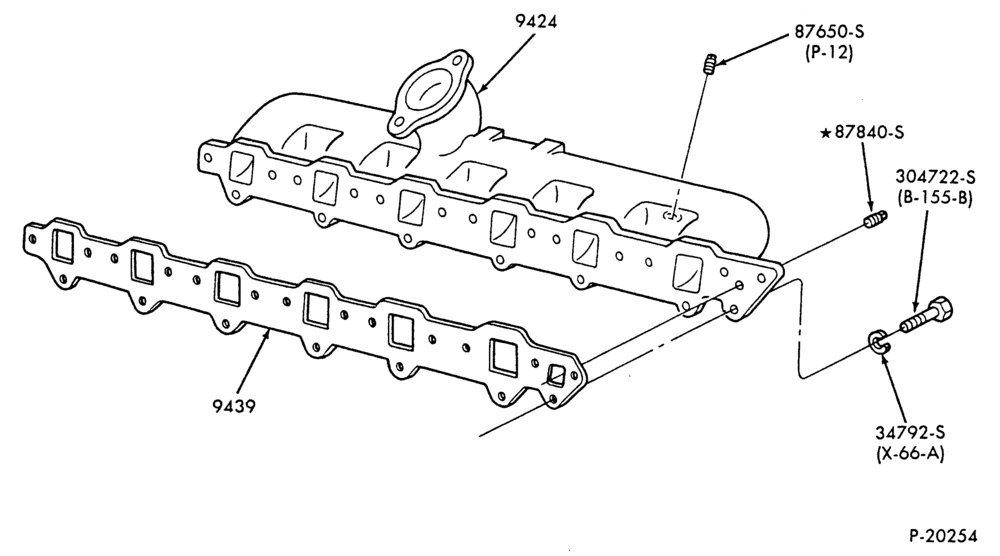Схема FUEL TANK AND LINES-Manifold and related parts - Intake - non-intercooled