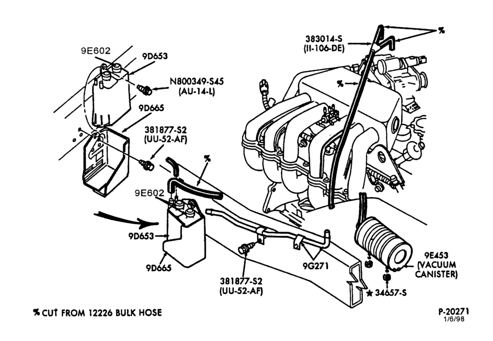 Схема 6 CYL. 4.9L (300 C.I.D.)-GAS-E150/350-under 8500# G.V.W.