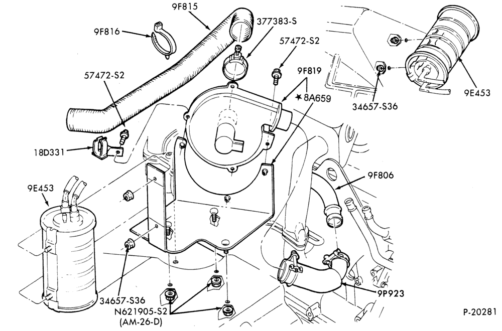 Схема 6 CYL. 4.9L (300 C.I.D.)-GAS-F150/350 and U150