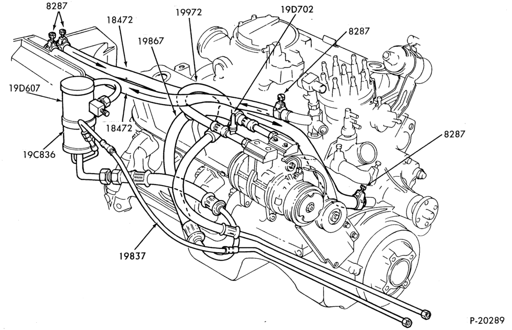 Схема AIR CONDITIONER-Engine Compartment- integral