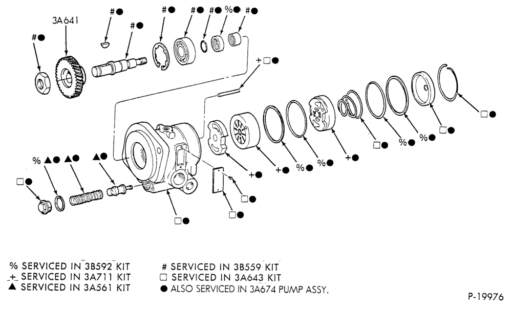 Схема STEERING-(1988/)-ZF-8 cyl. 429 (7.0L)-6 cyl. 401 (6.6L) and 474 (7.8L)-Diesel-F-FT600/900