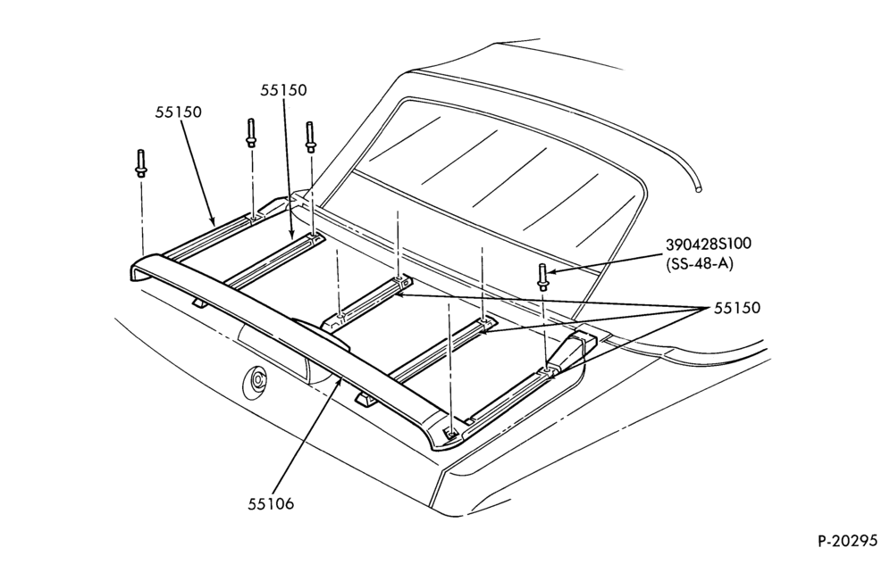 Схема ROOF-Luggage carrier - luggage compartment mounted-B/T 66