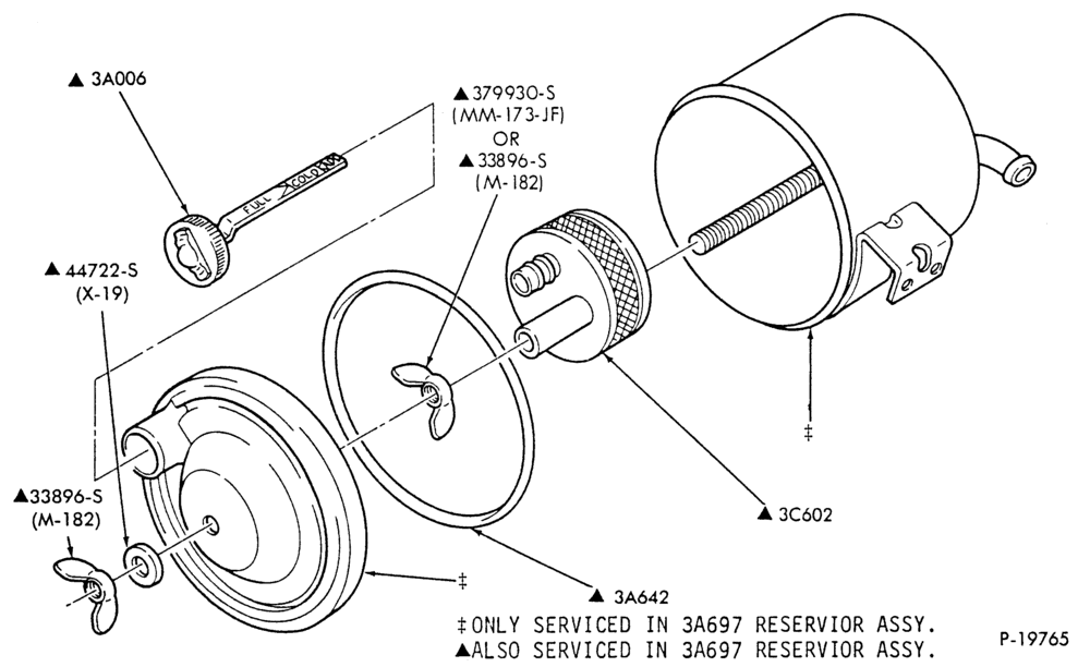 Схема STEERING-Remote reservoir-6 cyl. 401 (6.6L) & 474 (7.8L) Diesel-B600/700