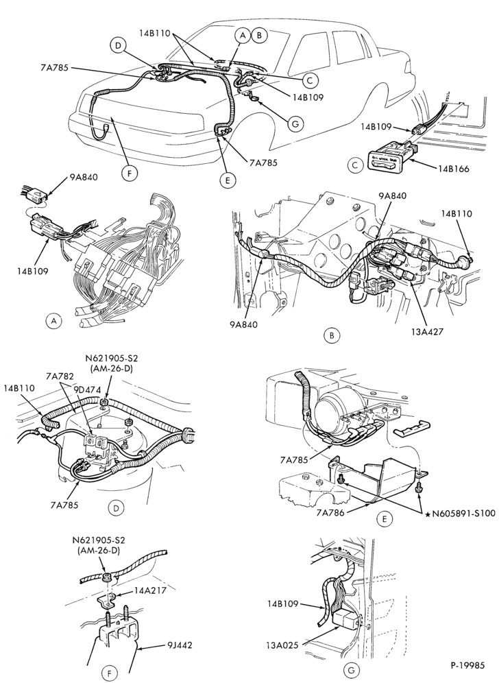 Схема ELECTRICAL SYSTEMS-All wheel drive controls, wiring & related parts