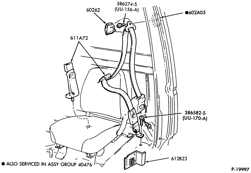 Схема INSTRUMENT PANEL-(1989)- National seat-F-FT600/900