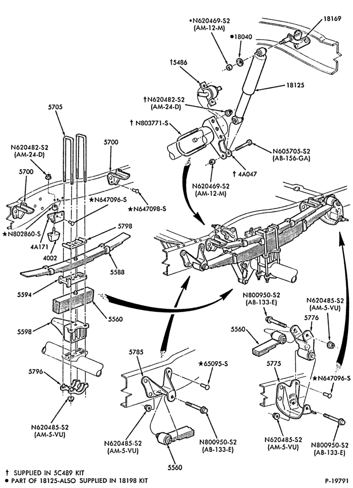 Схема REAR SUSPENSION-REAR SUSPENSION- chassis cab-F350