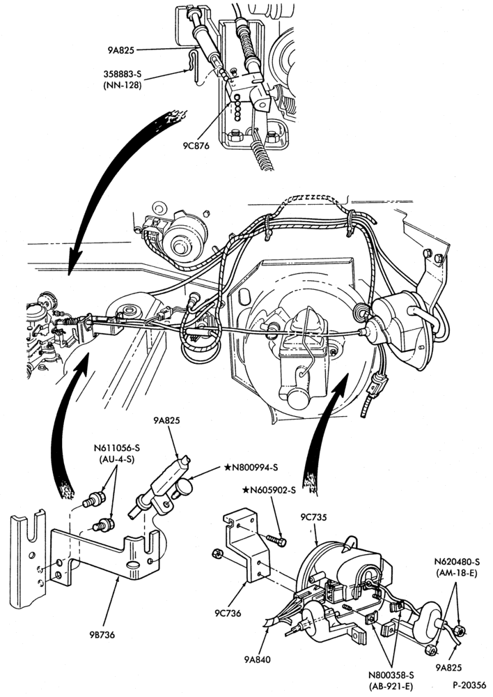 Схема 6 CYL. 4.9L (300 C.I.D.)-GAS-E,F,U150/350