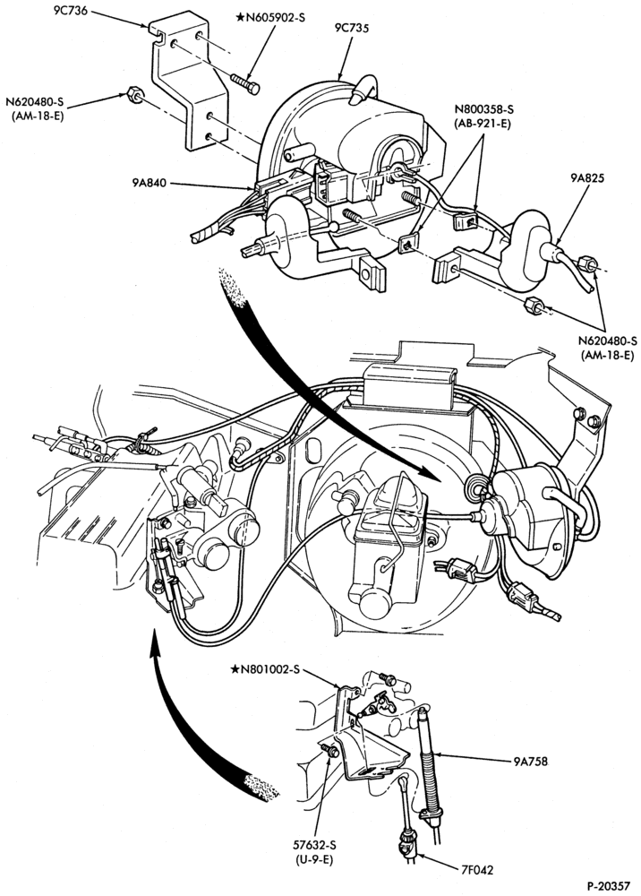 Схема 6 CYL. 4.9L - GAS-Speed control - factory installed - engine compartment