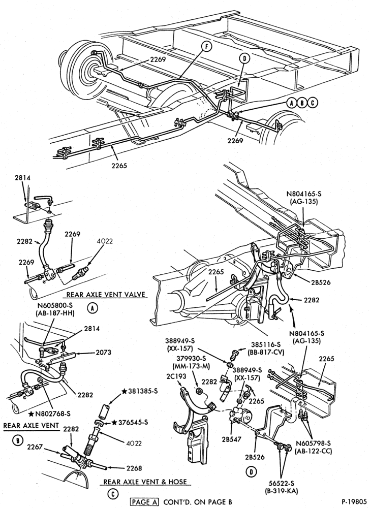 Схема BRAKES-(1987/88) - Page A-F150/350