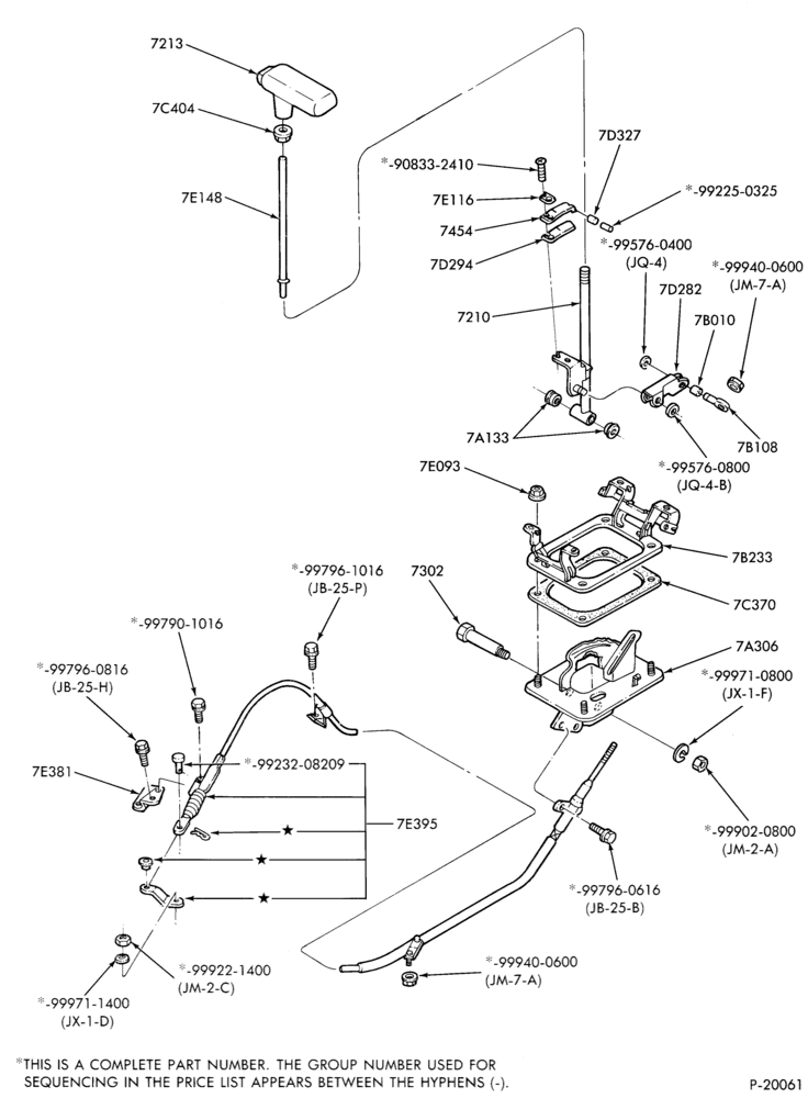Схема ATX TYPE - EXTERNAL PARTS-EXTERNAL PARTS- shift mechanism - floor or console mounted-BT,MM