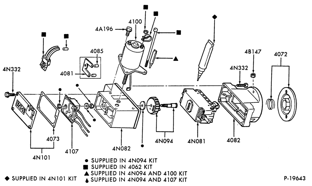 Схема SHIFT SYSTEM-SHIFT SYSTEM- Electric - Eaton-B600/700