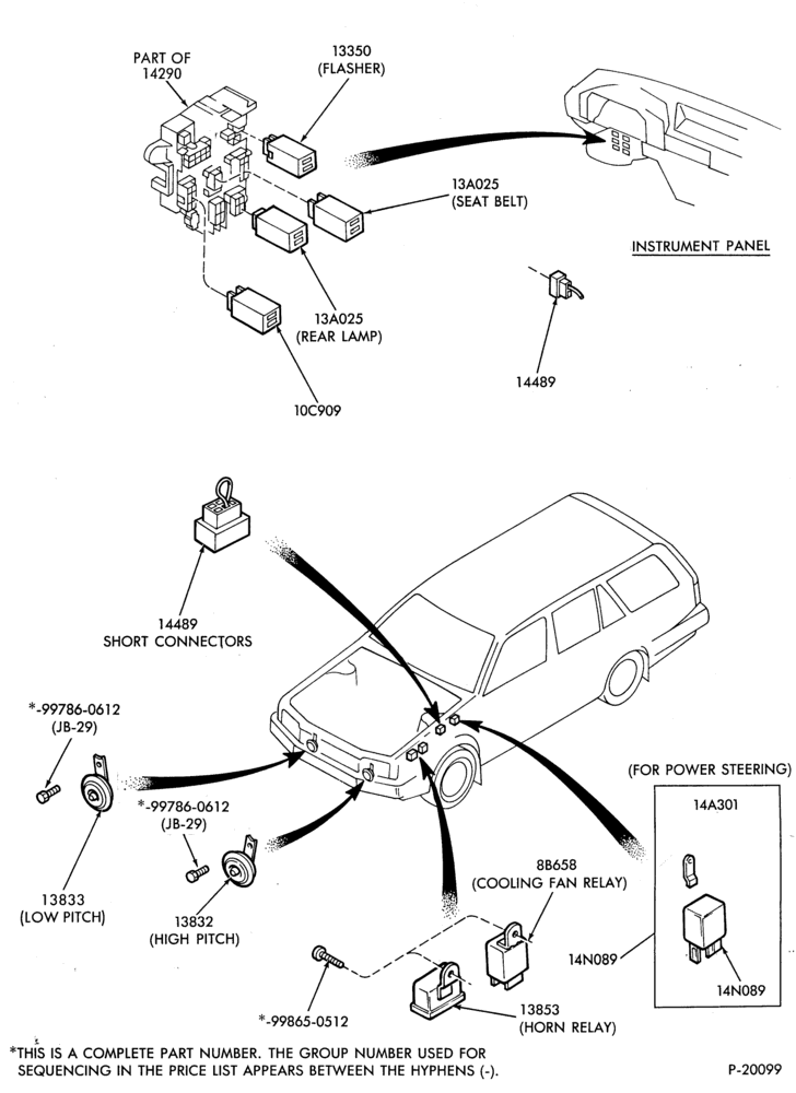 Схема ELECTRICAL SYSTEMS-Wiring system- Horns, relays & related parts