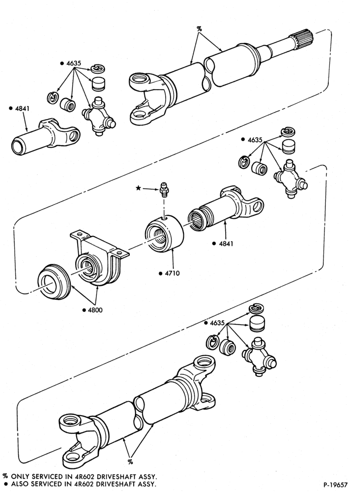 Схема DRIVESHAFT-DRIVESHAFT- w/138" wheel base-E150/250