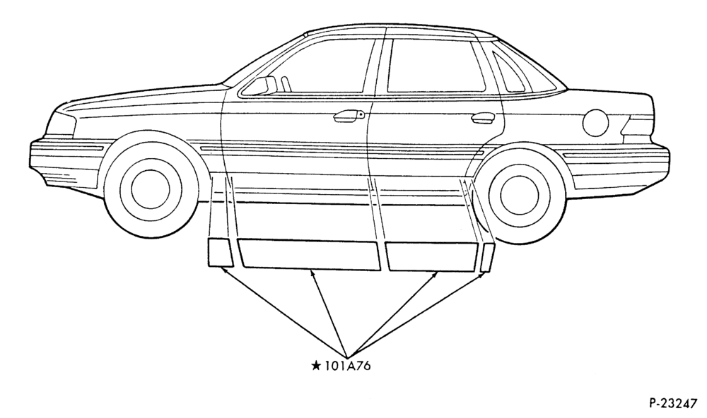 Схема STAINLESS STEEL TRIM KIT - BODY TYPE 54