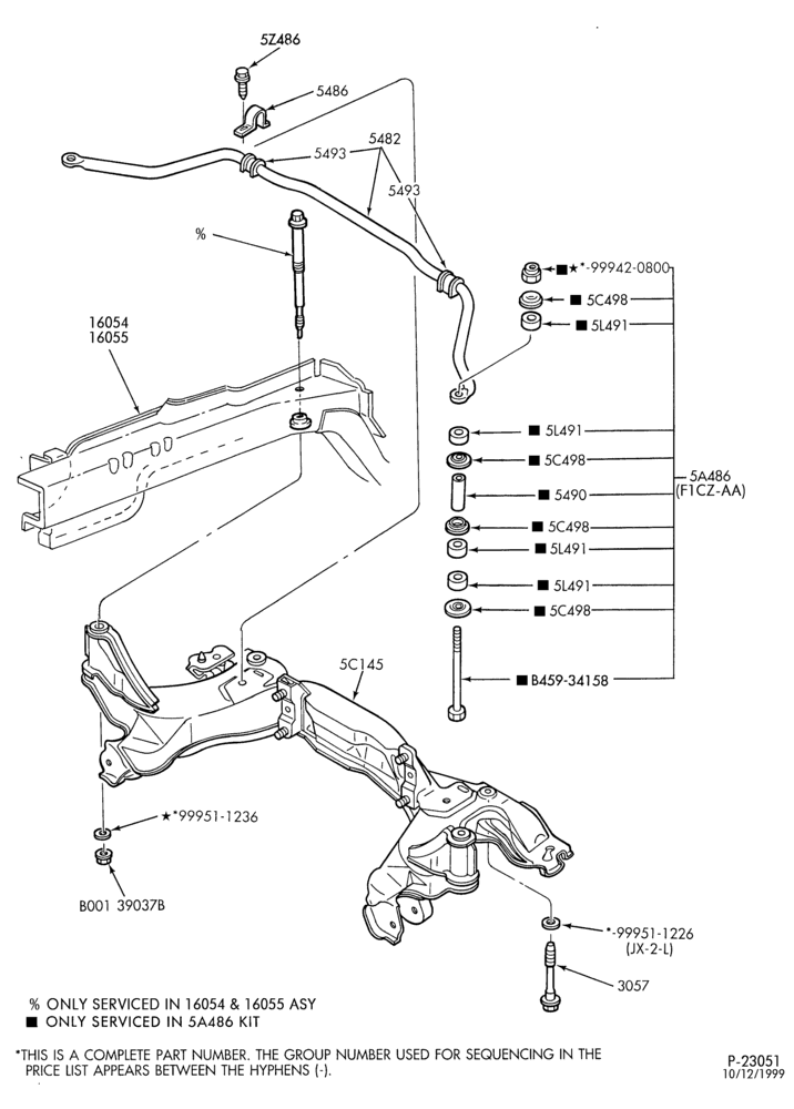 Схема FRONT SUSPENSION-Front Stabilizer Bar