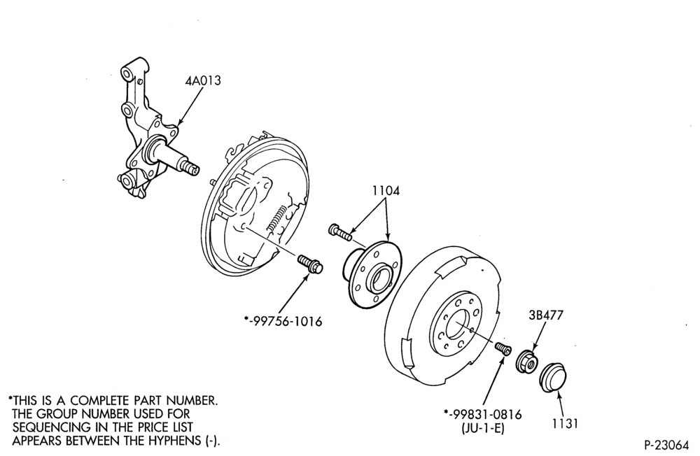 Схема BRAKES-Brake asy. - rear drum brake mounting