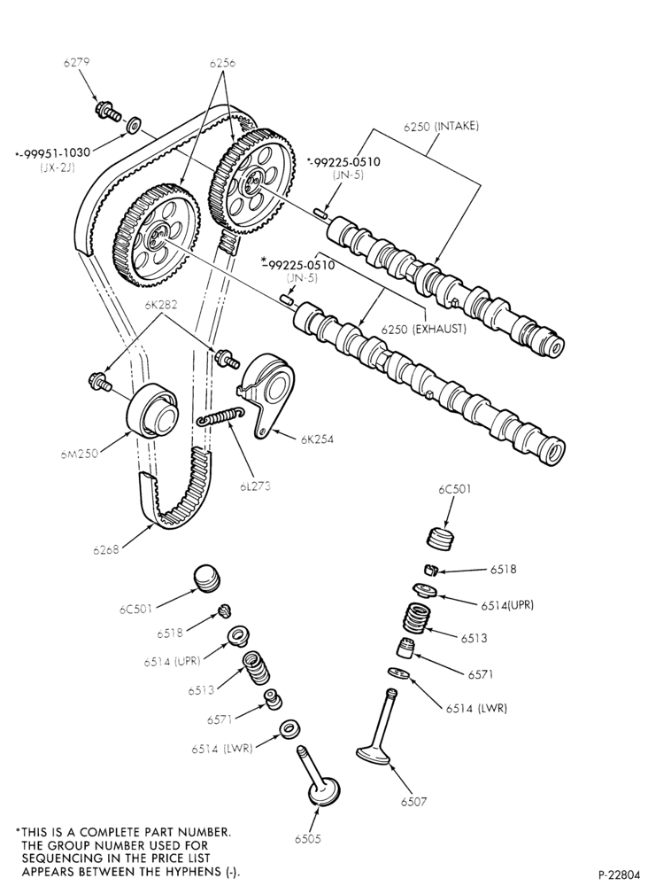 Схема ENGINE-Camshaft and related parts
