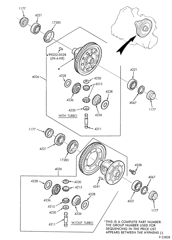 Схема REAR AXLE-TRANSAXLE DIFFERENTIAL & RELATED PARTS - M/T