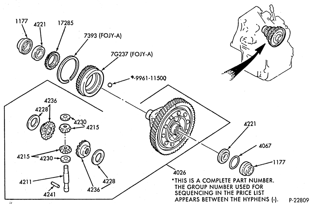 Схема REAR AXLE-TRANSAXLE DIFFERENTIAL & RELATED PARTS - A/T