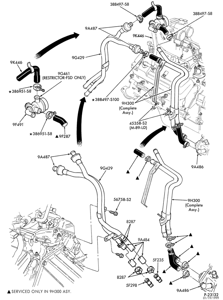 Схема 8 CYL. 7.5L (460 C.I.D.)-GAS-F250/350-Page A - Page B