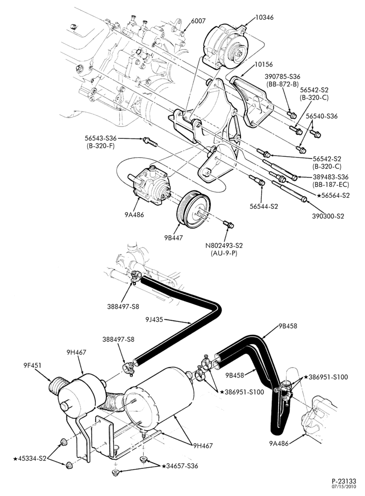 Схема 8 CYL. 7.5L (460 C.I.D.)-GAS-F250/350-Page B - Page B
