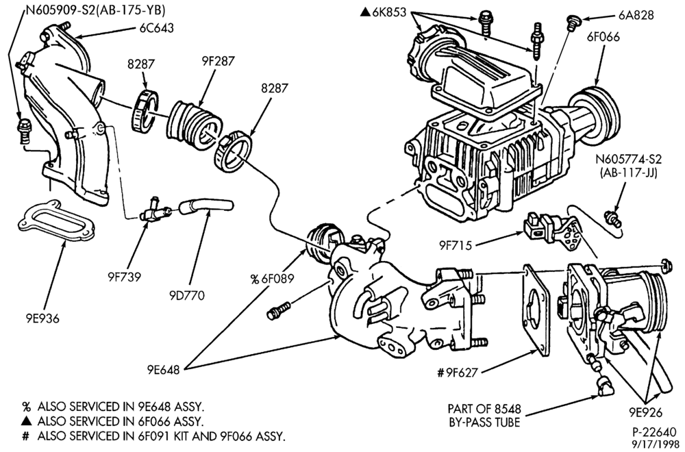 Схема 6 CYL. 3.8L - S/C-Supercharger details
