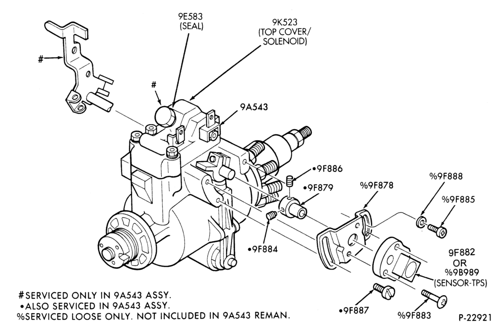 Схема 8 CYL. 7.3L (446 C.I.D.)-DIESEL-and F59-Stripped Chassis