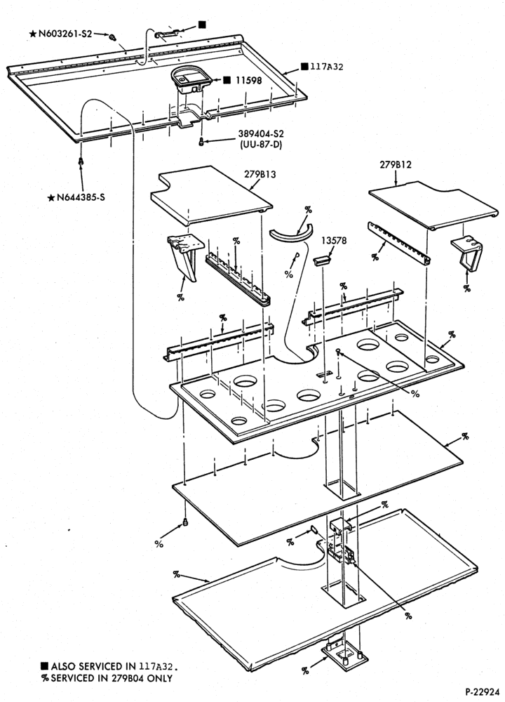 Схема BODY SIDES AND QUARTER-Game table - B/T 74