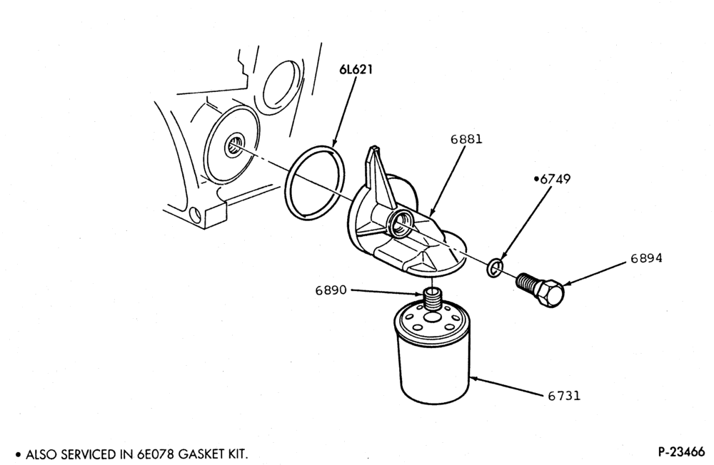 Схема 6 CYL. 4.0L - OHV-Oil filler & related parts-R