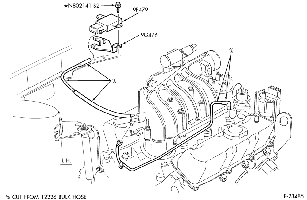 Схема 6 CYL. 3.0L - EXC. SHO-Sensors & related parts