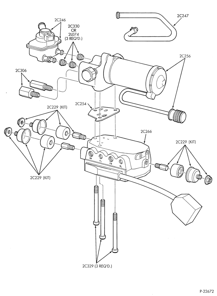 Схема BRAKES-Brake anti-lock control - details
