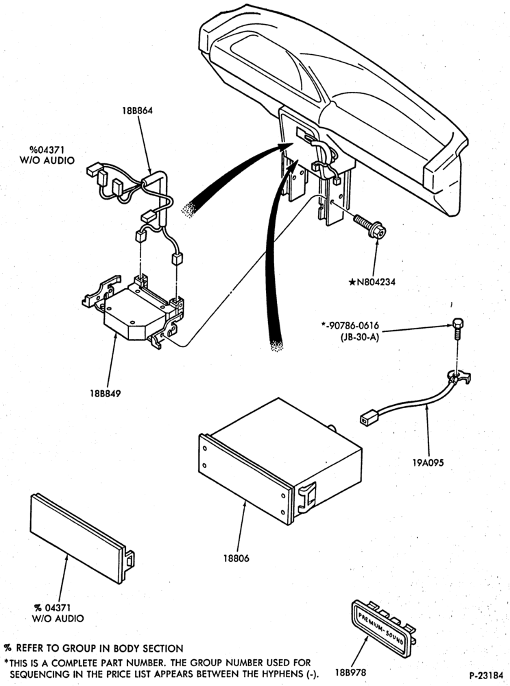 Схема Аудиосистема, ANTENNAS AND SPEAKERS-Radio & related parts - stereo radio