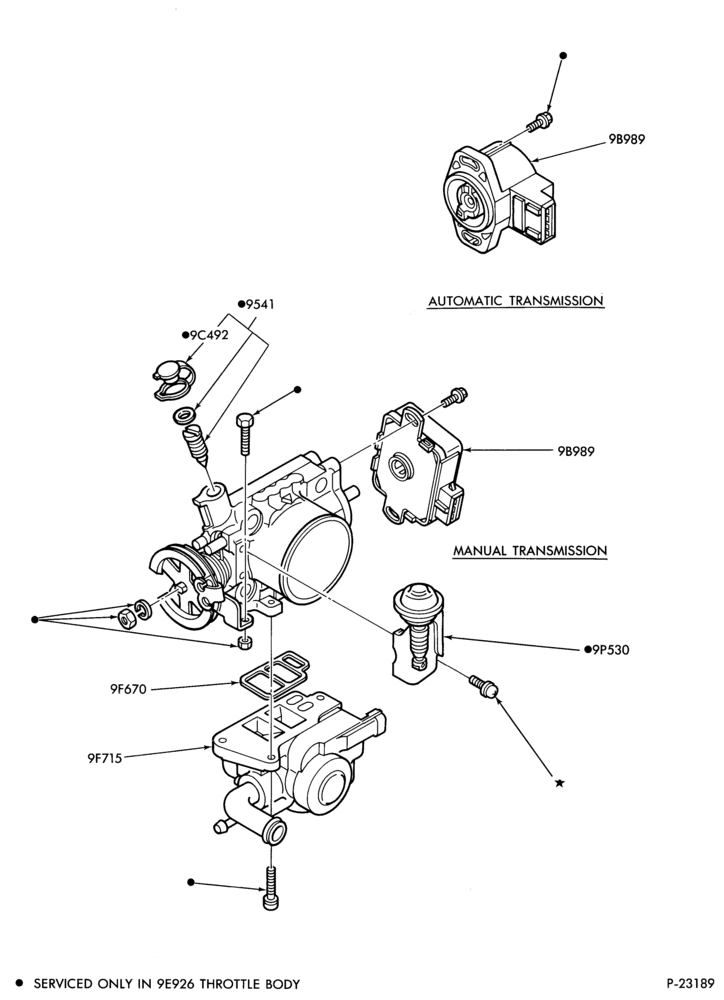 Схема 4 CYL. 1.8L-Fuel injection - throttle body details