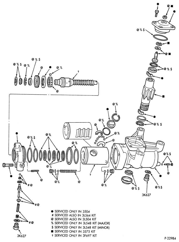 Схема STEERING-(1989)-Bendix C-300-F600/900