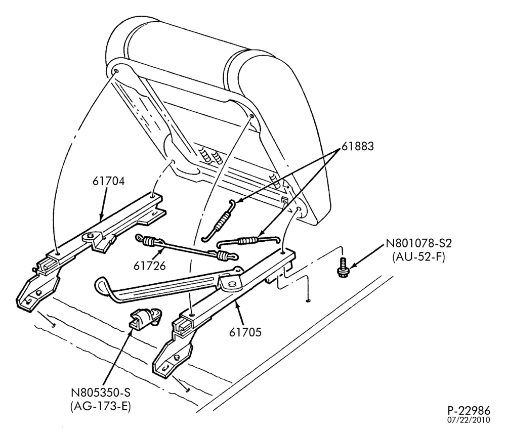 Схема SEATS-Front seat parts  - bucket- track - sport bucket-R