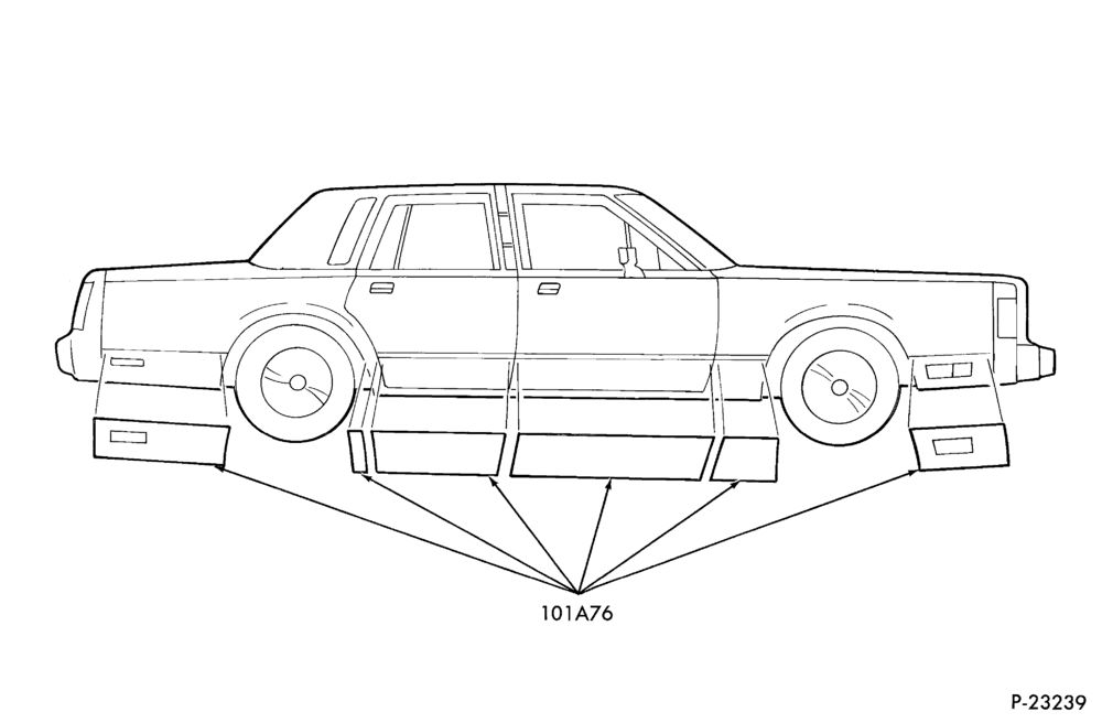 Схема STAINLESS STEEL TRIM KIT BODY TYPE 54