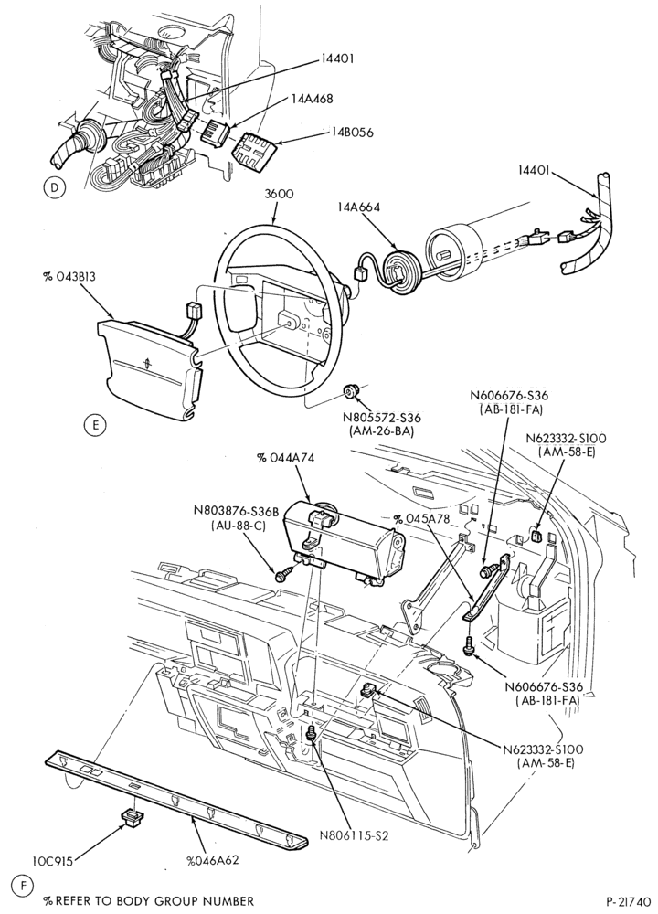 Схема ELECTRICAL SYSTEMS-Air bag system - Page B