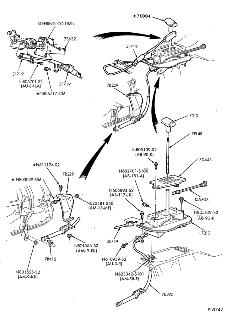 Схема AOT TYPE - EXTERNAL PARTS--S,MF