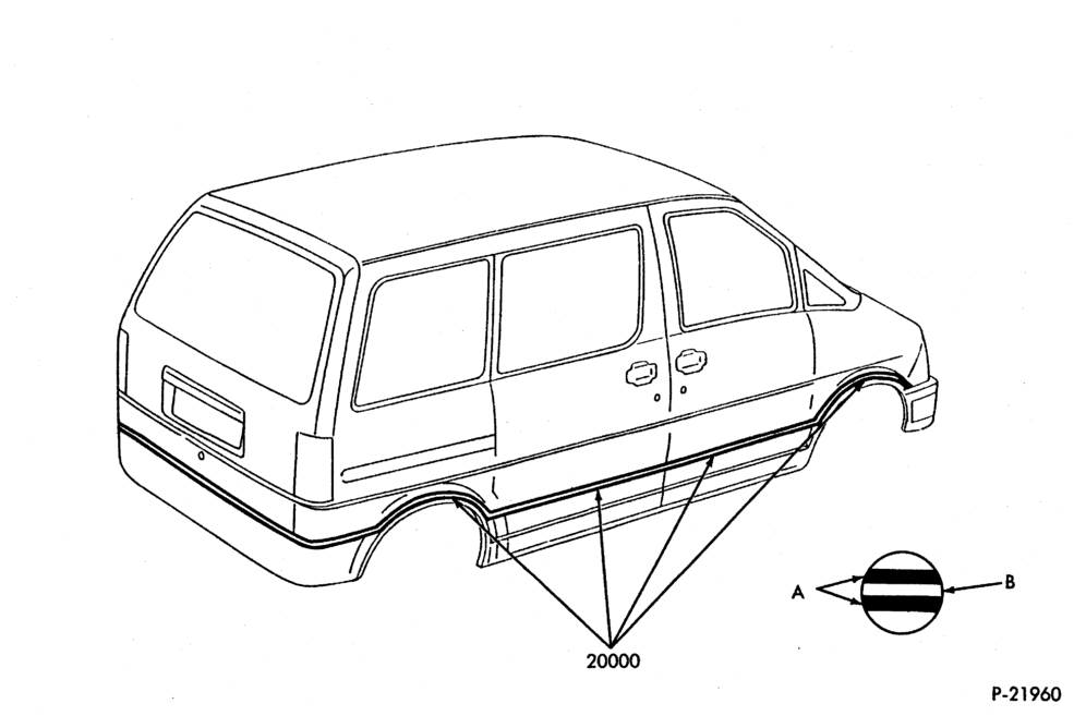 Схема Декоративная полоса - "EDDIE BAUER" (WAGON)