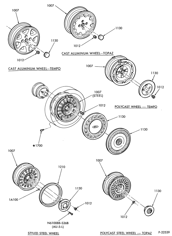 Схема WHEELS-Wheels and related parts