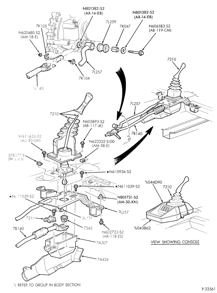 Схема EXTERNAL PARTS-Gearshift mechanism - floor mounted - 5 speed-5/S