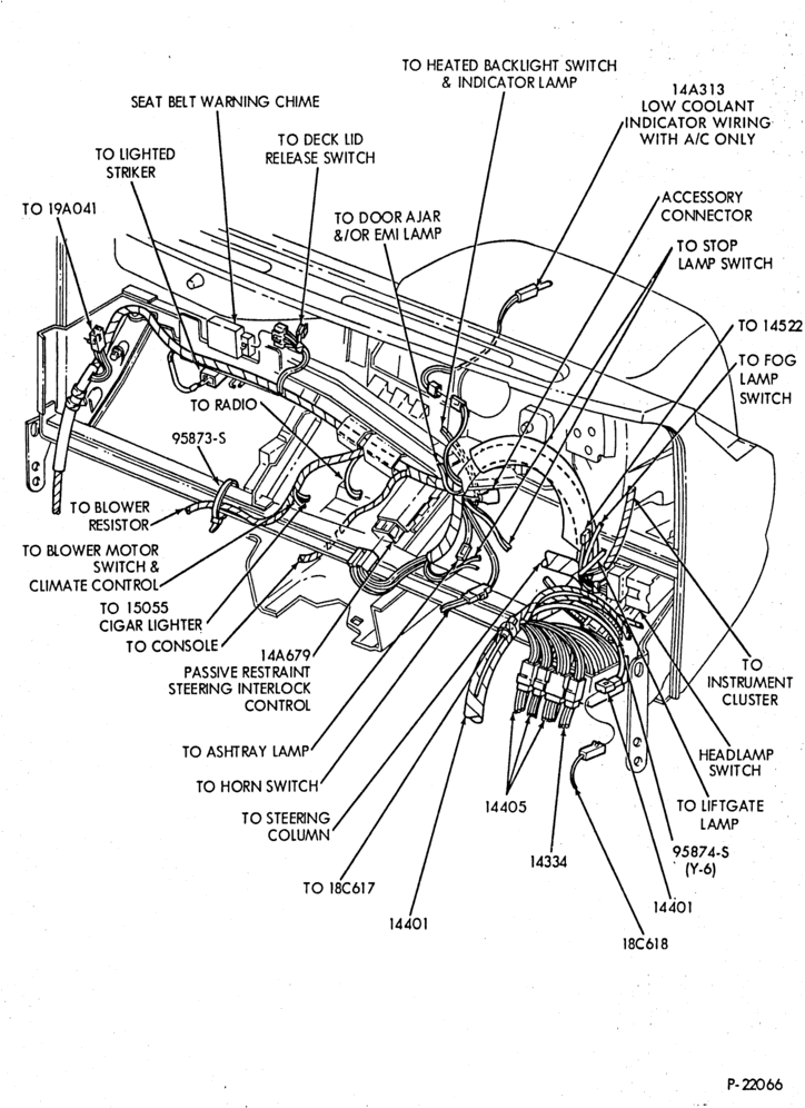 Схема ELECTRICAL SYSTEMS-Wiring system - Page - engine compt.- instrument panel-Page-A