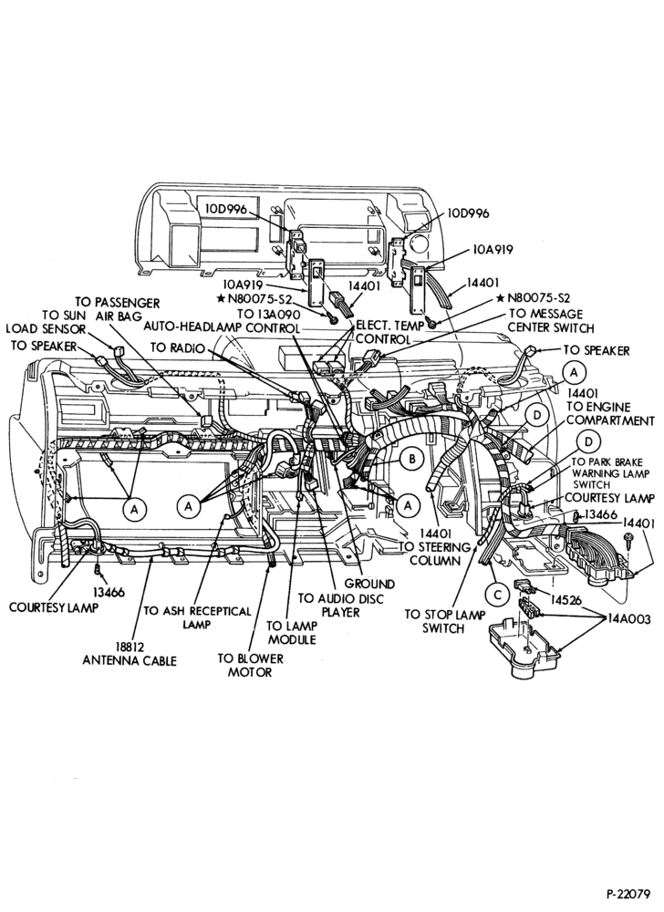Схема ELECTRICAL SYSTEMS-Wiring system - instrument panel-Page-A