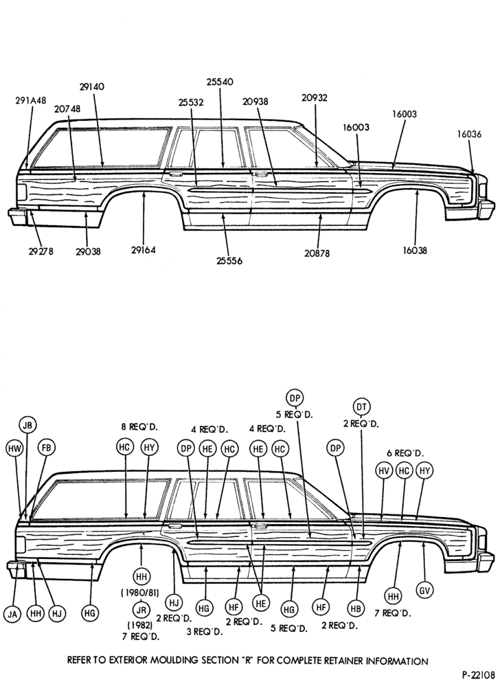 Схема BODY SIDE - BODY TYPE 74