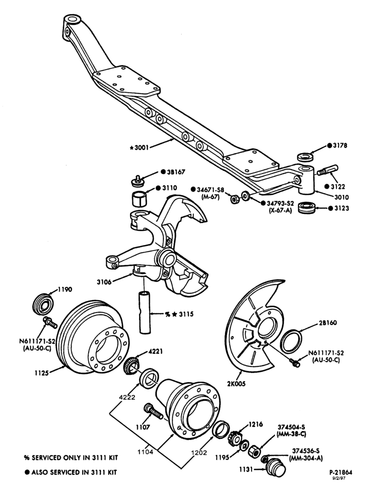 Схема FRONT AXLE-Details-F(Super Duty)