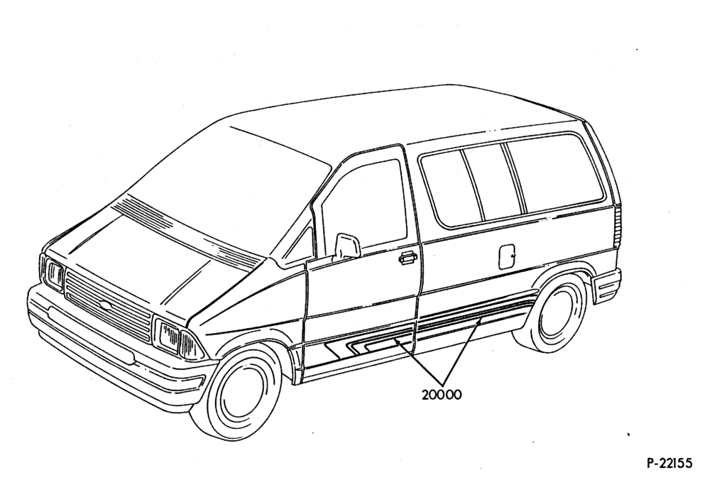 Схема TAPE STRIPES - ACCESSORY LOWER (WAGON)