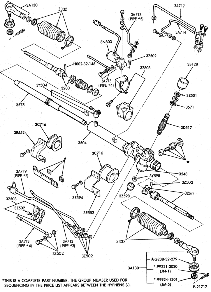 Схема STEERING-Steering linkage-w/Turbo