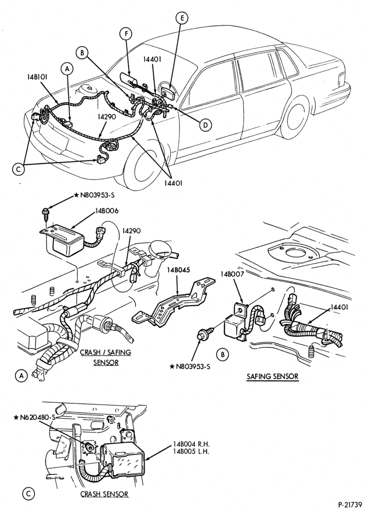Схема ELECTRICAL SYSTEMS-Air bag system - Page A