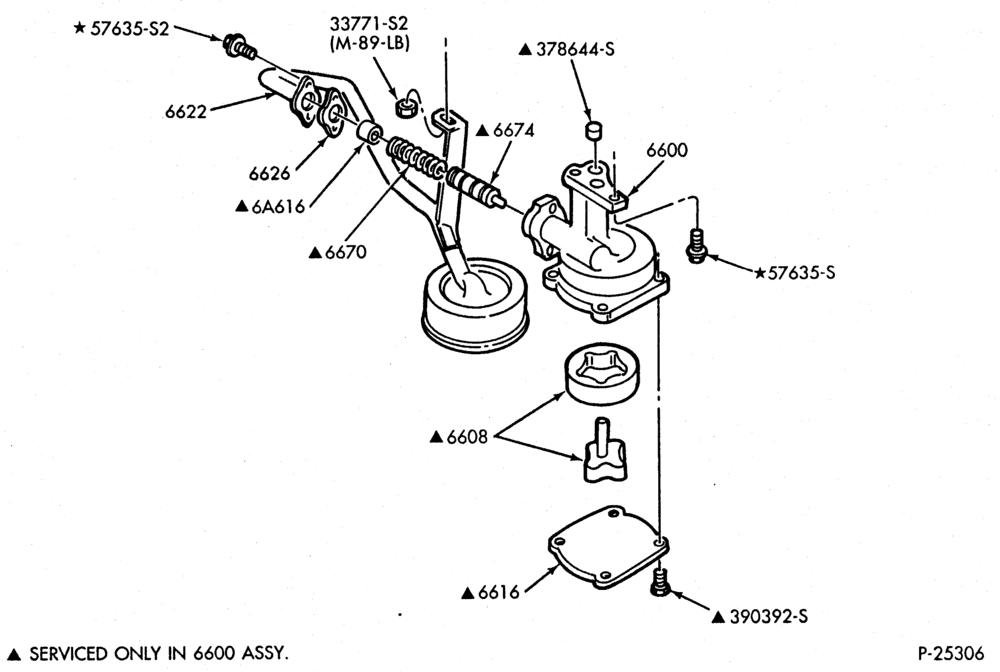 Схема 6 CYL. 4.9L-Oil pump, piston, connecting rod & related parts-U150